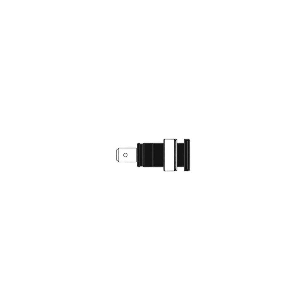 DOUILLE DE SECURITE ISOLEE 4mm, NOIR (SEB 2620-F6,3)