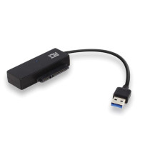 Câble adaptateur USB 3.2 Gen1 vers SATA 2.5" / 3.5" pour SSD/HDD avec alimentation électrique