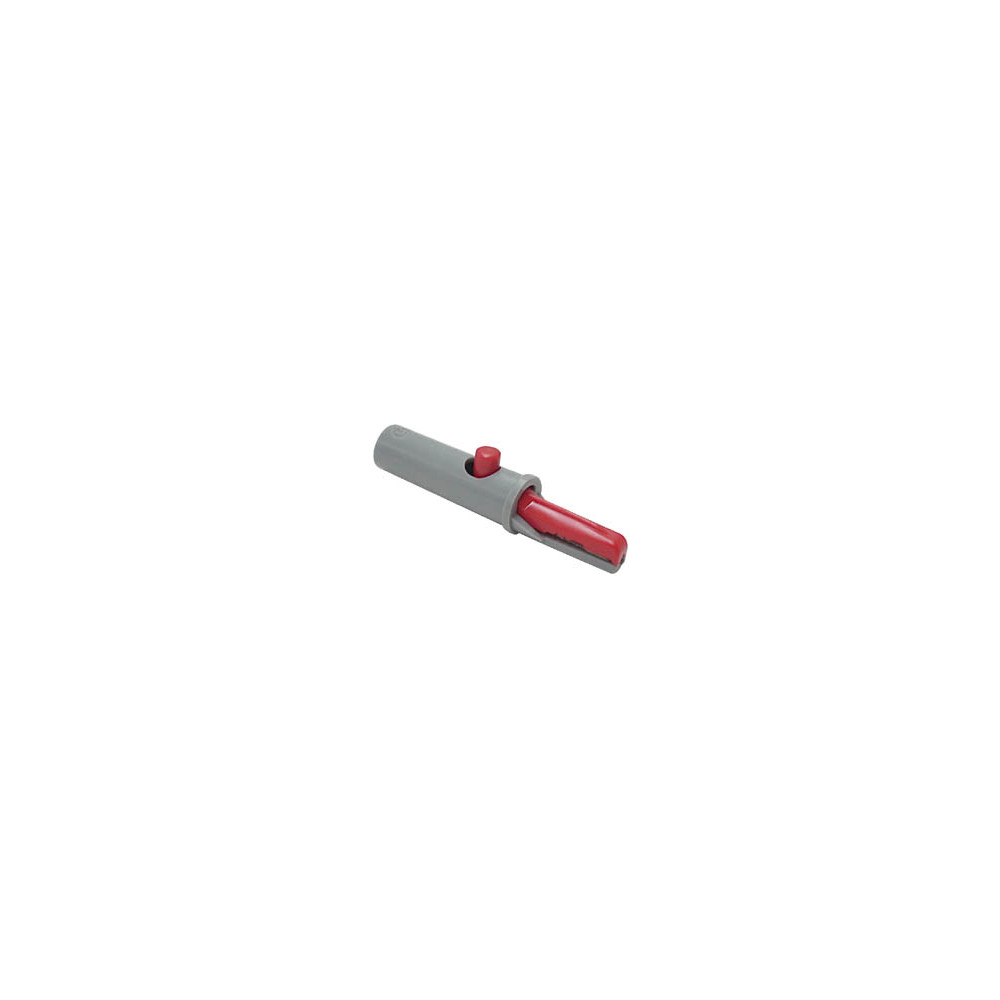 PINCE CROCODILE ISOLEE 4mm 6A  - ROUGE (AK 10)