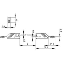 CORDON DE MESURE 4mm 100cm - NOIR (MLN SIL 100/1)