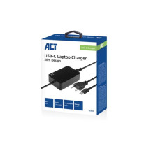 Chargeur USB-C pour ordinateurs portables jusqu'à 15.6", 65 W Modèle mince
