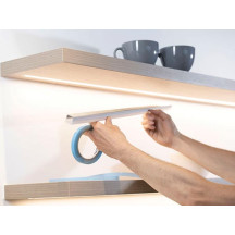 Présentoir avec 10x ruban adhésif double face multi-tack - semi-transparent - 12 mm x 25 m