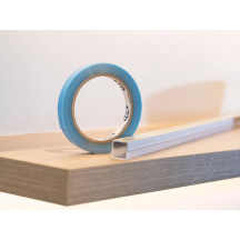 Présentoir avec 10x ruban adhésif double face multi-tack - semi-transparent - 12 mm x 25 m