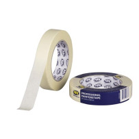 Ruban de masquage 60°C - blanc crème 25mm x 50m