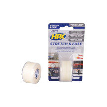 Ruban vulcanisant Stretch & Fuse - transparent 25mm x 3m