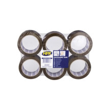Ruban d'emballage pack de 6 rouleaux - brun 50mm x 66m