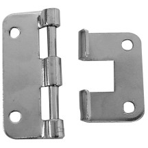 CHARNIÈRE DÉGONDABLE - BLANC MÉTALLIQUE - 58 x 46 mm - 10 pcs par emballage
