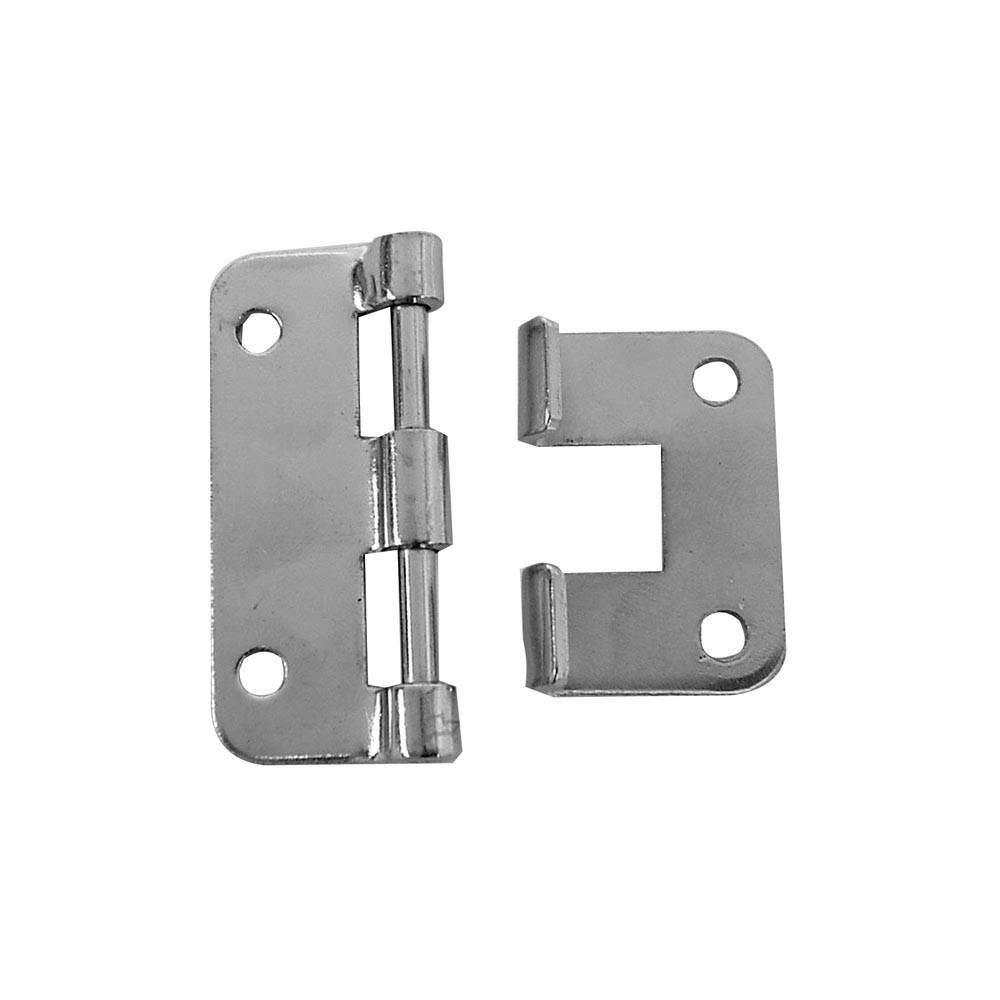 CHARNIÈRE DÉGONDABLE - BLANC MÉTALLIQUE - 58 x 46 mm - 10 pcs par emballage