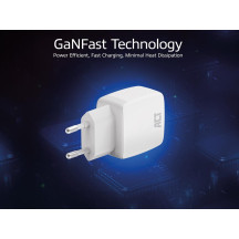 Chargeur USB, 1 x USB-C, fonction Power Delivery, 35W, 1,75A, blanc