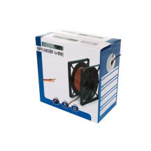 CÂBLE HAUT-PARLEUR - ROUGE/NOIR - 2 x 0.75 mm² - 100 m