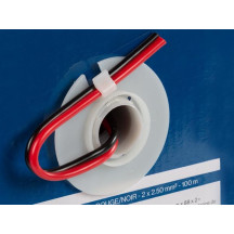CÂBLE HAUT-PARLEUR CCA - ROUGE/NOIR - 2 x 2.50 mm² - ROULEAU 100 m