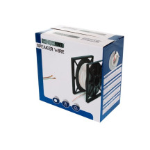 CÂBLE HAUT-PARLEUR - BLANC - 2 x 0.75 mm² - 100 m