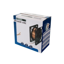 CÂBLE HAUT-PARLEUR - TRANSPARENT - 2 x 1.50 mm² - 100 m