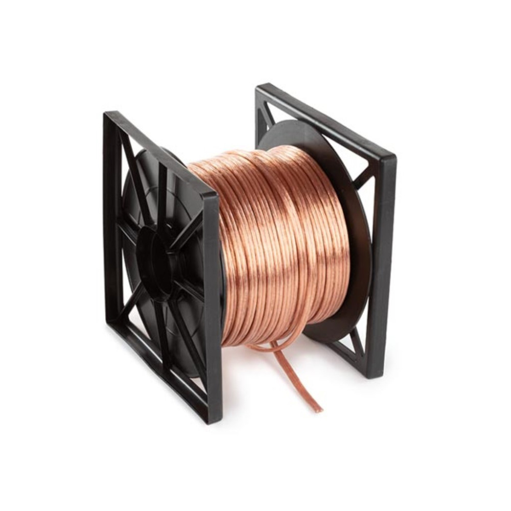 CÂBLE HAUT-PARLEUR - TRANSPARENT - 2 x 4.00 mm² - 100 m
