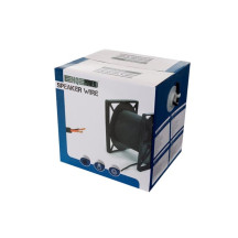 CÂBLE HAUT-PARLEUR QUALITE SUP. - NOIR - 2 x 1.50 mm² - 100 m