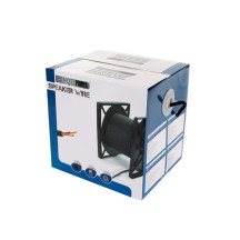 CÂBLE HAUT-PARLEUR QUALITE SUP. - NOIR - 2 x 2.50 mm² - 100 m