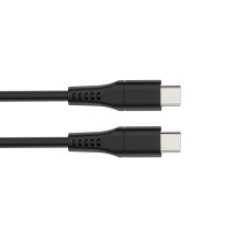 Câble USB - USB 2.0 C à C 60W, 480Mbps, nickelé, câble TPE - 1 mètre