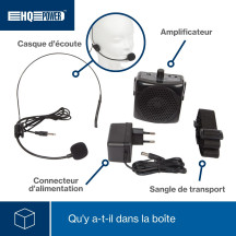 AMPLIFICATEUR DE VOIX PORTABLE