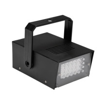 MINI STROBOSCOPE À LED BLANCHES - 24 LED - SUR  PILES