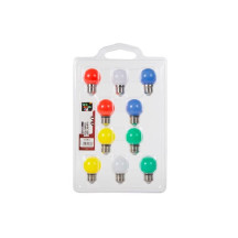 AMPOULES LED MULTICOLORES - 10 pcs