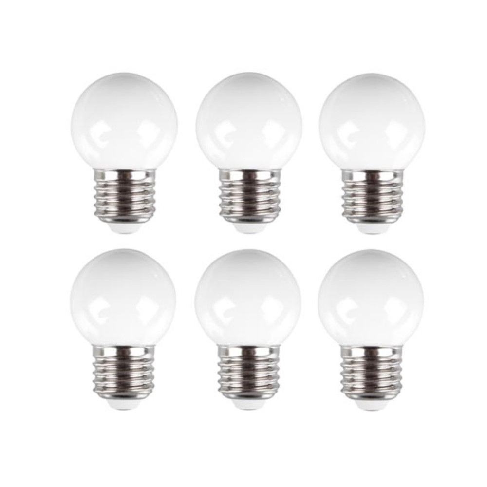 Lampes blanches de rechange - 6 pcs