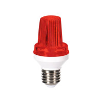 MINI LAMPE LED STROBOSCOPIQUE - E27 - 3 W - ROUGE