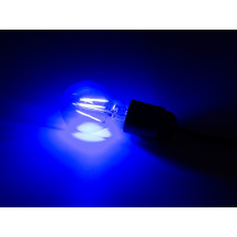 JEU D'AMPOULES À FILAMENT LED - A60 - VERRE CLAIR - 4 pcs - ROUGE - VERT - BLEU - ORANGE
