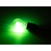 JEU D'AMPOULES À FILAMENT LED - A60 - VERRE CLAIR - 4 pcs - ROUGE - VERT - BLEU - ORANGE
