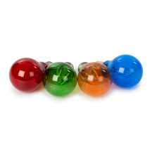 JEU D'AMPOULES À FILAMENT LED - A60 - VERRE COLORÉ - 4 pcs - ROUGE - VERT - BLEU - ORANGE