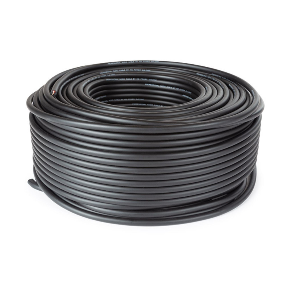 CÂBLE HAUT-PARLEUR - NOIR - 2 x 2.50 mm² - 100 m