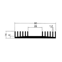 REFROIDISSEUR 0.5m SANS PERCAGE 0.6°C/W