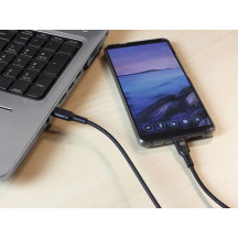 Câble de charge/données USB 2.0 C mâle - C mâle 60 W - 1 m