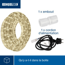Flexible lumineux à LED - 9 m - blanc chaud