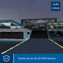 Flexible lumineux à LED - 2 canaux - multicolore + contrôleur (9m)