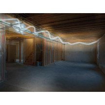 Tambour de corde lumineux LED - 30 m - blanc froid - éclairage de sécurité pour professionnels