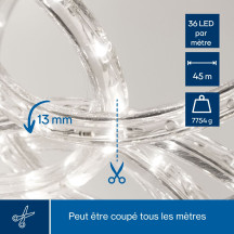 Flexible lumineux à LED - 45 m - blanc froid