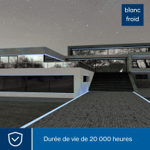 Flexible lumineux à LED - 45 m - blanc froid