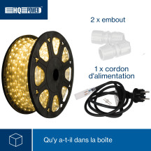 Flexible lumineux à LED - 45 m - blanc chaud