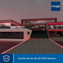 Flexible lumineux à LED - 45 m - rouge