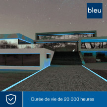 Flexible lumineux à LED - 45 m - bleu