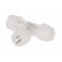Connecteur en forme de "t" pour flexibles lumineux et flexibles lumineux à LED - 1 pc