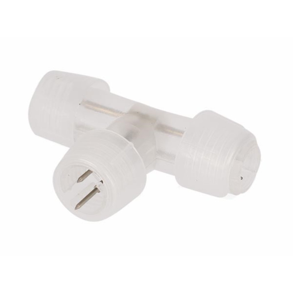 Connecteur en forme de "t" pour flexibles lumineux et flexibles lumineux à LED - 1 pc