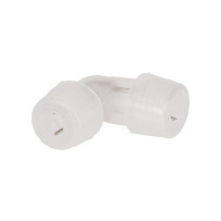 Connecteur en forme de "l" pour flexibles lumineux et flexibles lumineux à LED - 1 pc