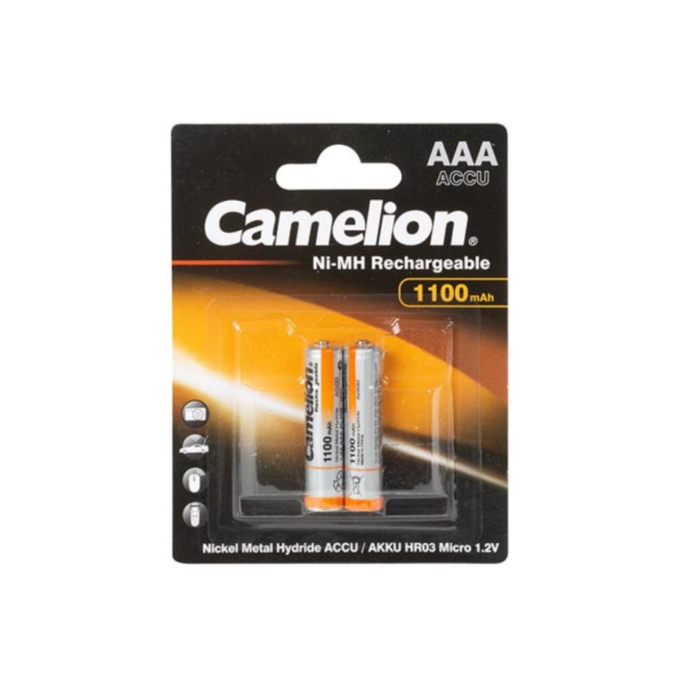 NiMH AAA/LR3 1.2V-1100mAh (2/carte)