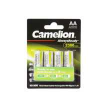 NiMH AA/R6 1.2V-2300mAh (4/carte) 'ALWAYSREADY'