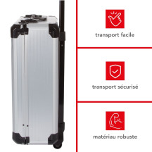 VALISE À OUTILS EN ALUMINIUM 260 pcs