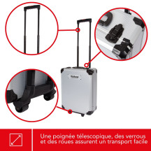 VALISE À OUTILS EN ALUMINIUM 260 pcs