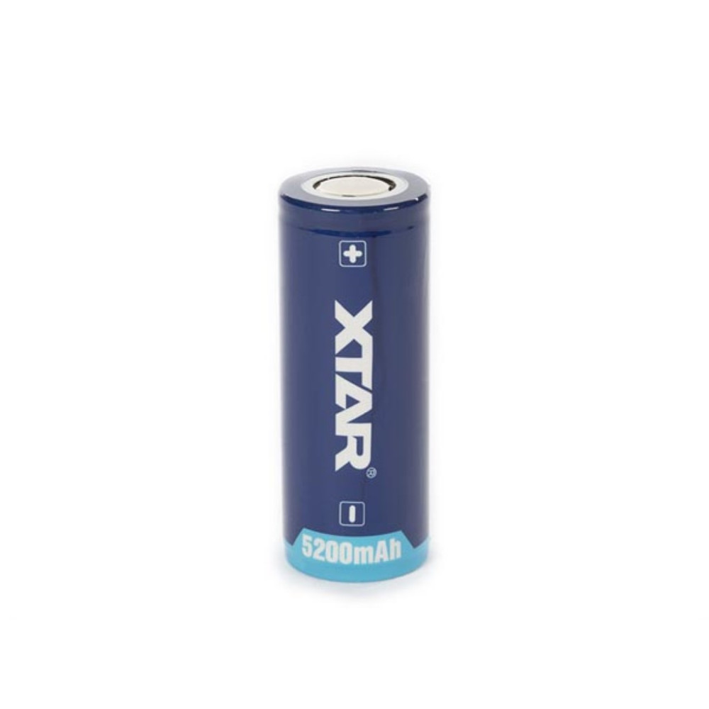 XTAR - ACCU LI-ION CYLINDRIQUE 3.6 V - 5000 mAH - 26650