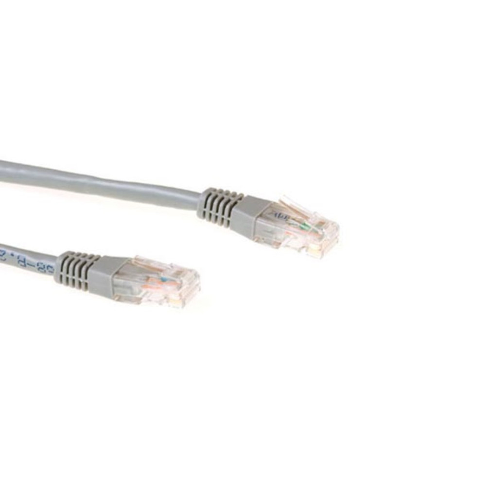 Câble réseau CAT6 U/UTP, CCA, 1.5m, gris