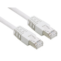 Câble réseau CAT6 U/UTP, CCA, 2m, blanc